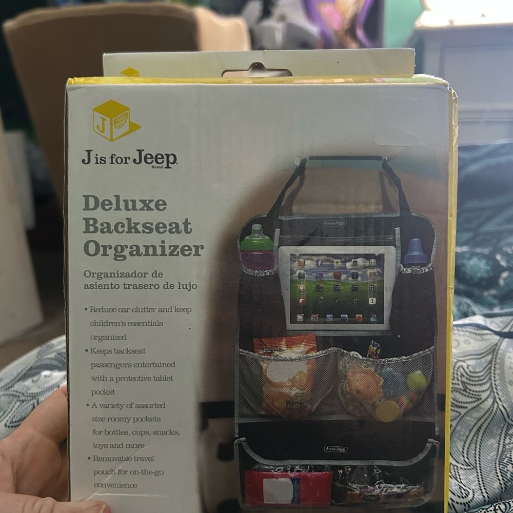 J is for Jeep - Deluxe Backseat Organizer